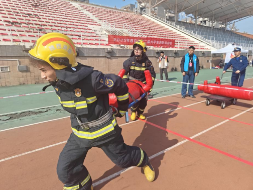我校在西安市第二届大学生消防运动会中斩获佳绩